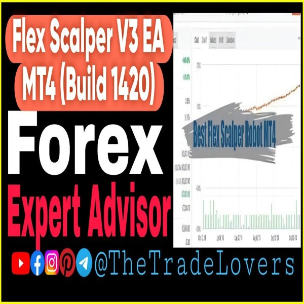 Best Flex Scalper Robot EA MT4 (Works on Build 1421+) | Forex Robot | MT4 Expert Advisor - The Trade Lovers