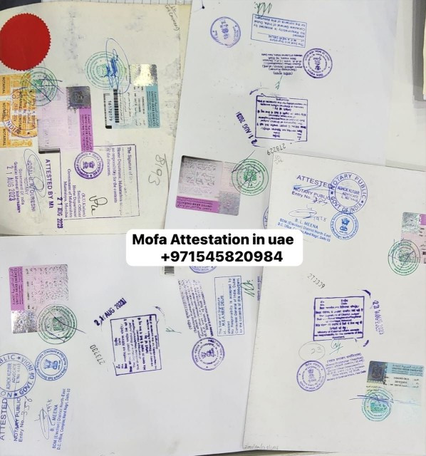 Mofa attestation uae | By Ministry of Foreign Affairs Dubai