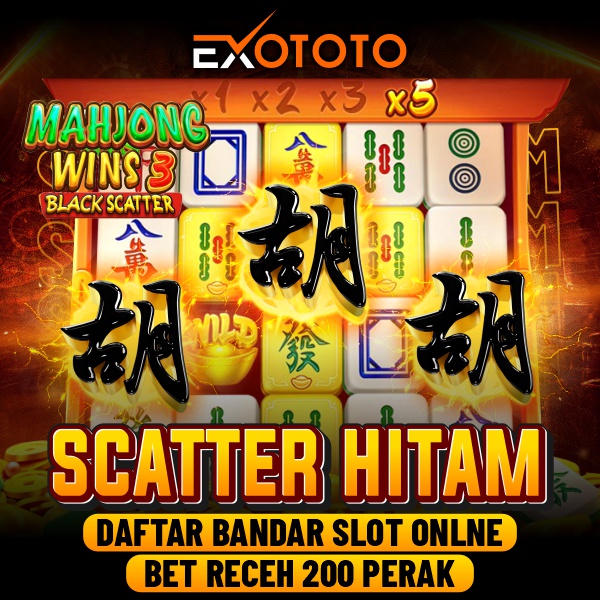 Scatter Hitam ? Daftar Bandar Slot Online Bet Receh 200 Perak