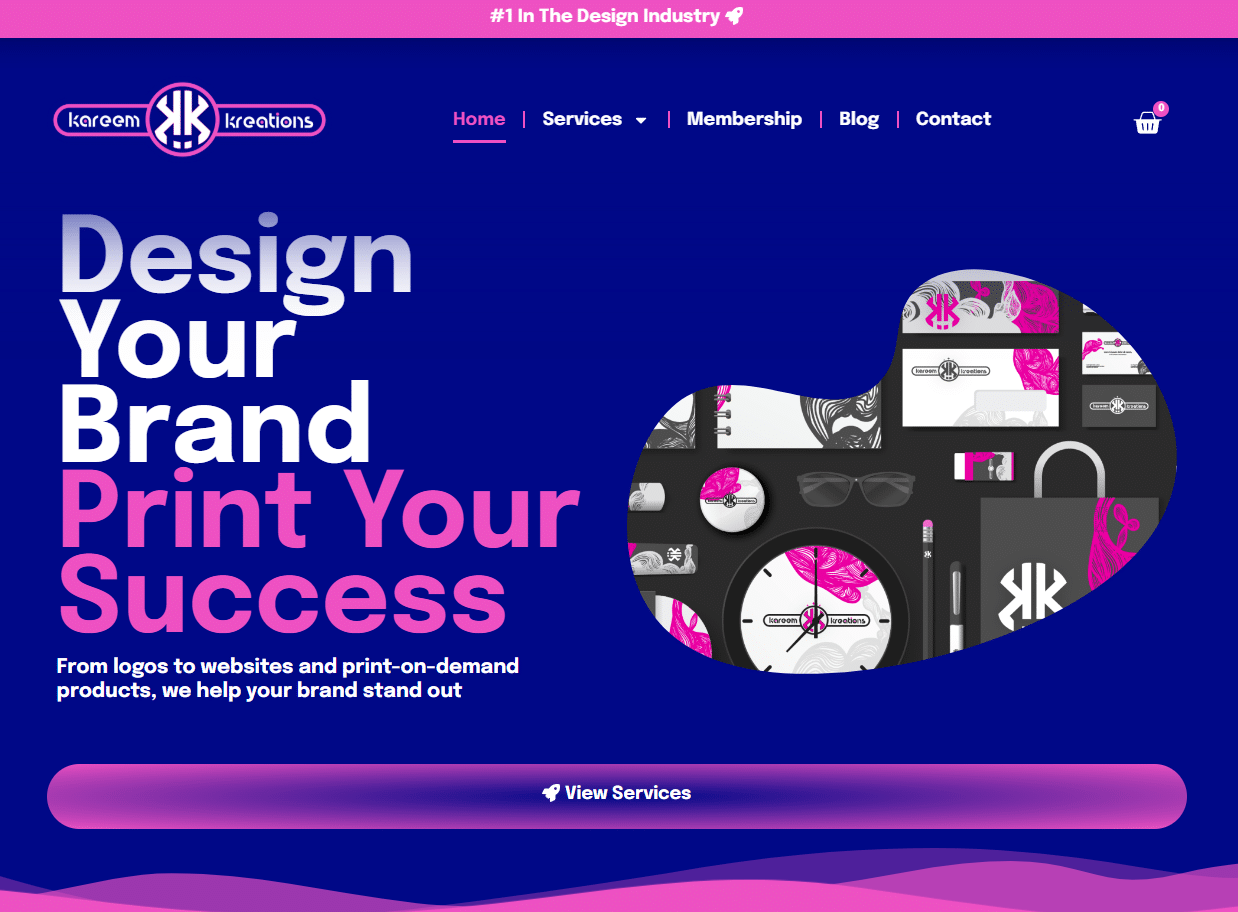 Kareem Kreations - Creative & Professional Website Design