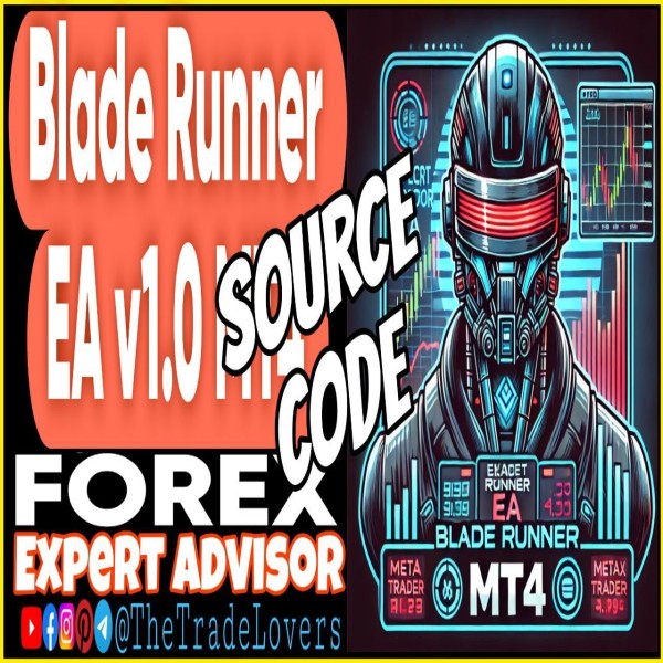 Blade Runner EA v1.0 Source Code MQ4 (Works on Build 1431+) | Forex Robot | MT4 Expert Advisor - The Trade Lovers