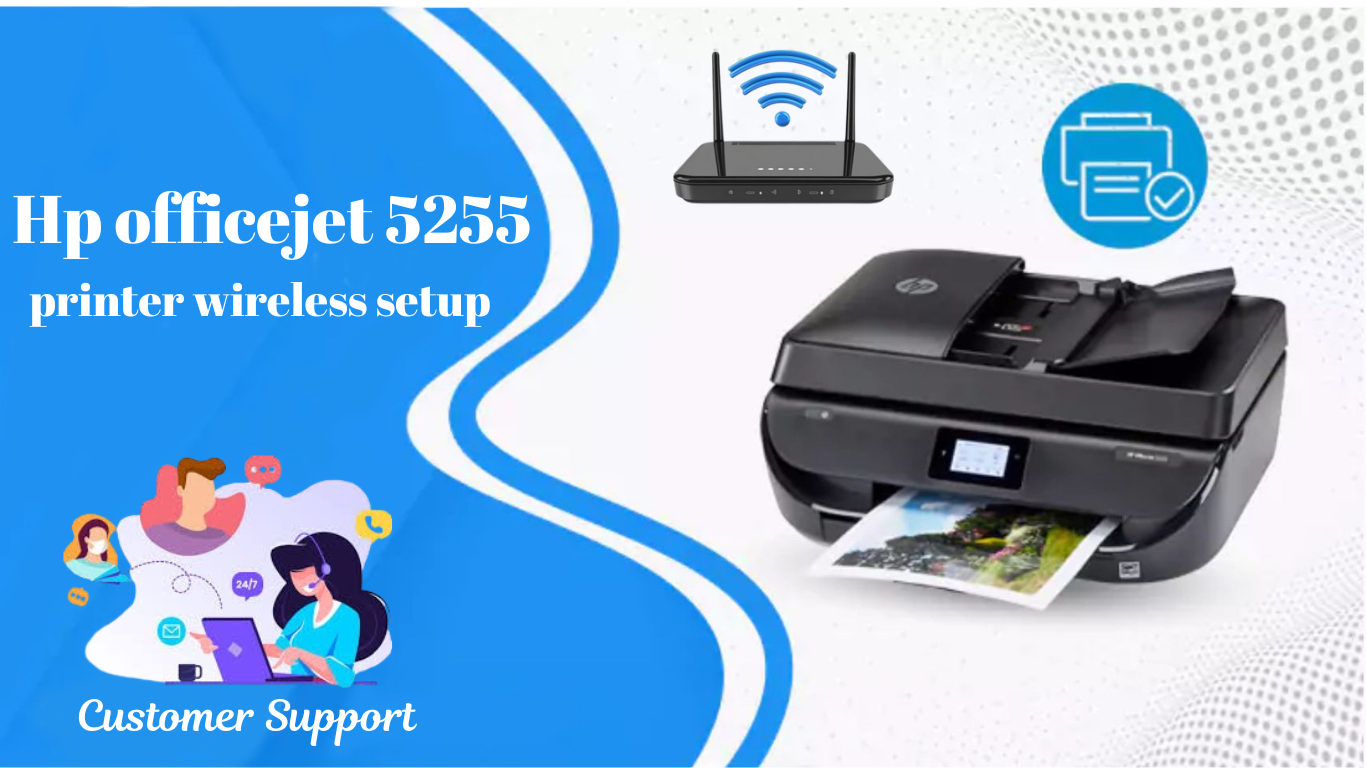 Connecting your HP OfficeJet 5255 printer to your ..