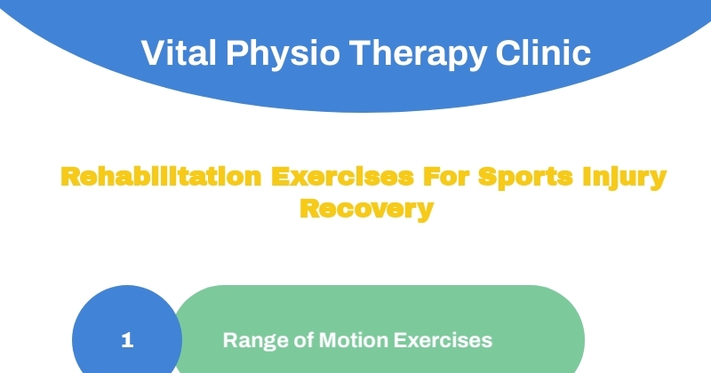 Rehabilitation Exercises for Sports Injury Recovery