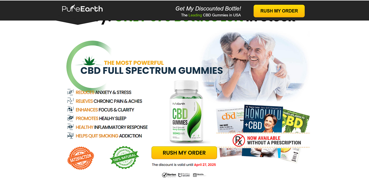 Pure Earth CBD Gummies USA