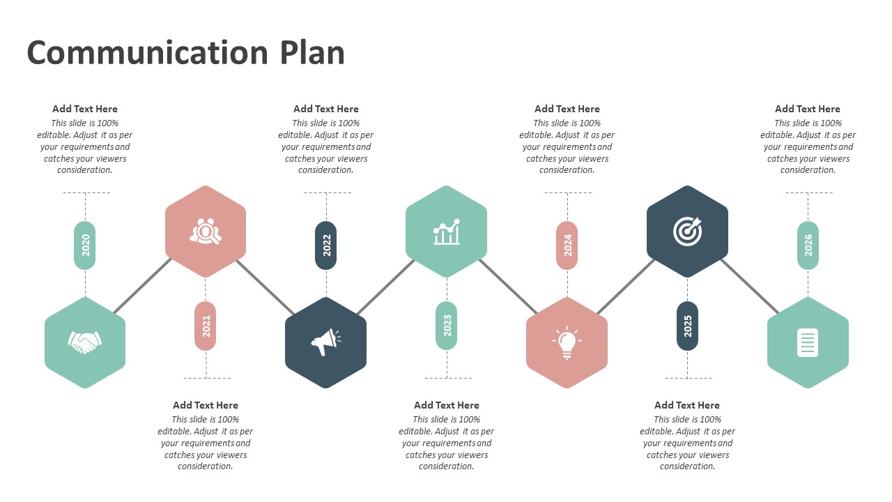 Communication Plan PowerPoint Template | PPT Templates