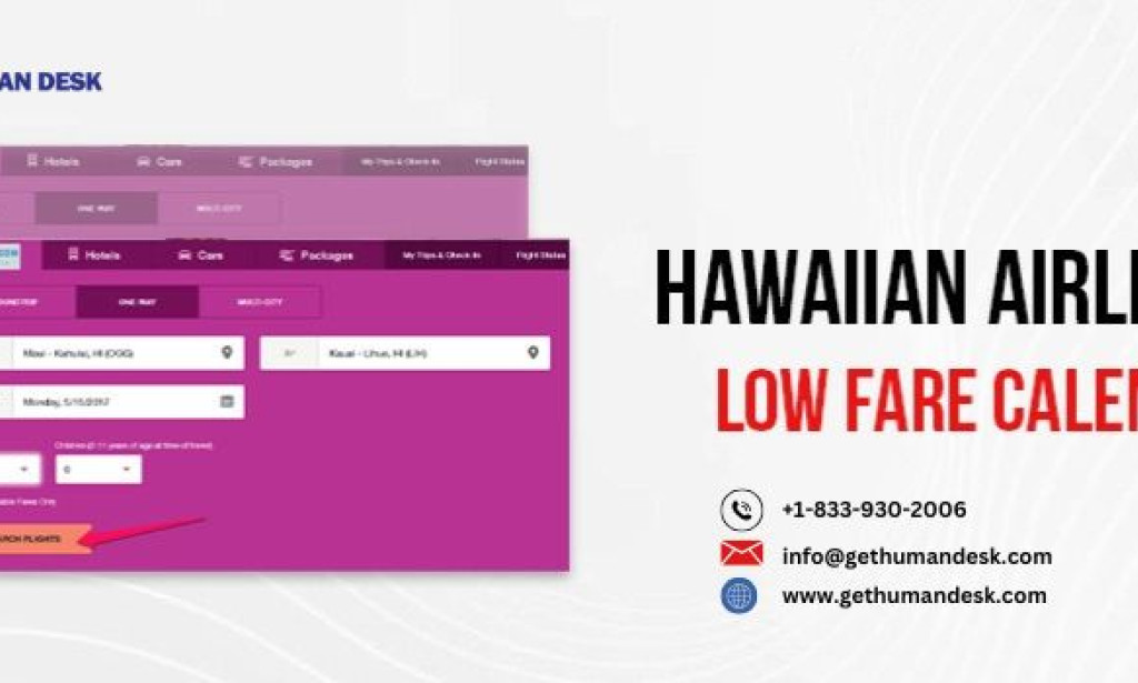 How to Book Flights Using Hawaiian Airlines Low Fare Calendar