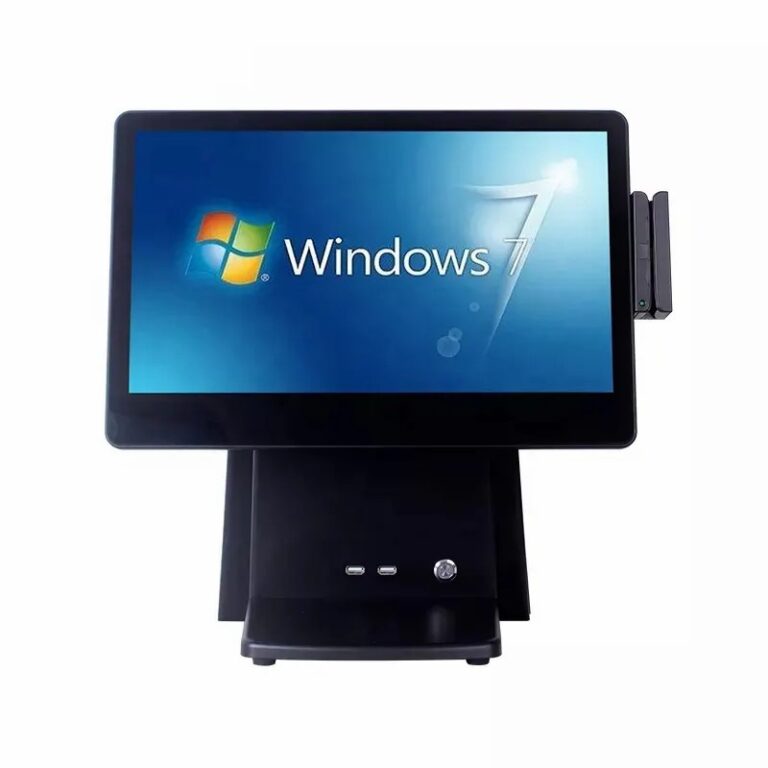 Touch Screen POS System with Cash Register 15 Inch Dual Screen