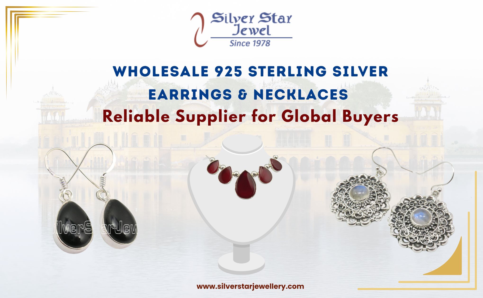 Wholesale 925 Sterling Silver Earrings & Necklaces – Reliable Supplier for Global Buyers