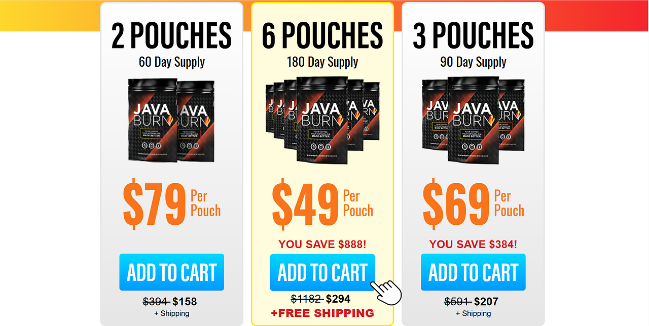 Java Burn Coffee Pouches