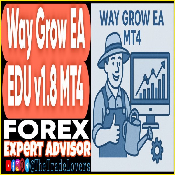 Way Grow EA EDU v1.8 Source Code MQ4 (Works on Build 1440+) | Forex Robot | MT4 Expert Advisor - The Trade Lovers