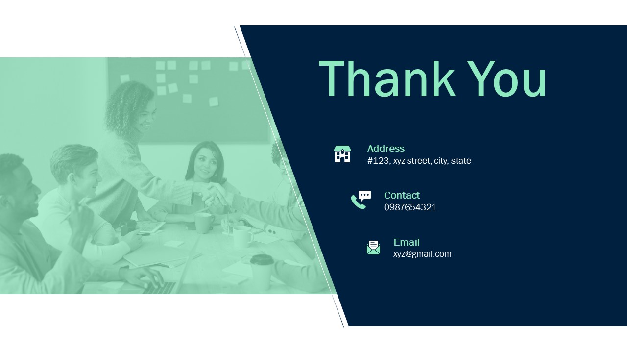 Thank You Marketing Plan PowerPoint Template | Thankyou Slide