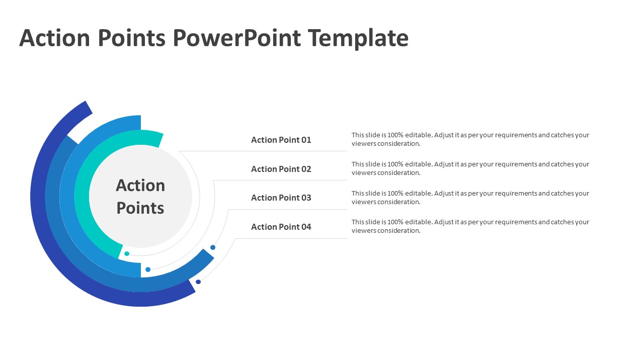 Action Points PowerPoint Template | Action Plan PPT Format