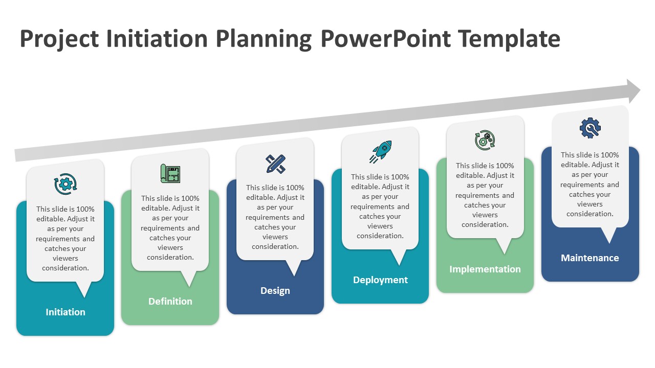 Project Initiation Planning PowerPoint Template | PPT Templates