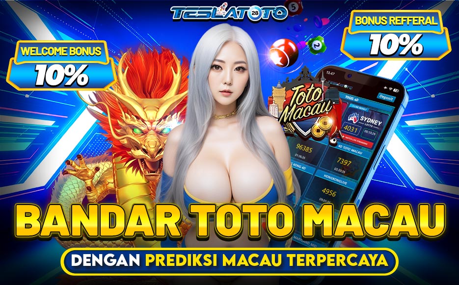 TESLATOTO ✈️ Bandar Toto Macau Dengan Prediksi Macau Terpercaya Hari Ini