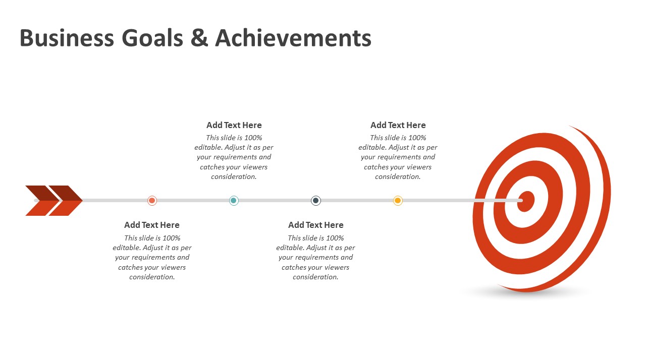 Business Goals and Achievements PowerPoint Template | Goal Slides