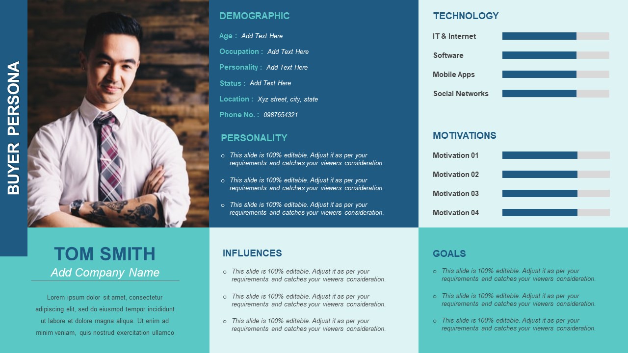 Buyer Persona PowerPoint Presentation Template | PPT Templates