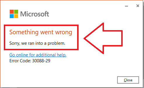 [Fixed] Microsoft Office Error: "Sorry We Ran Into a Problem...