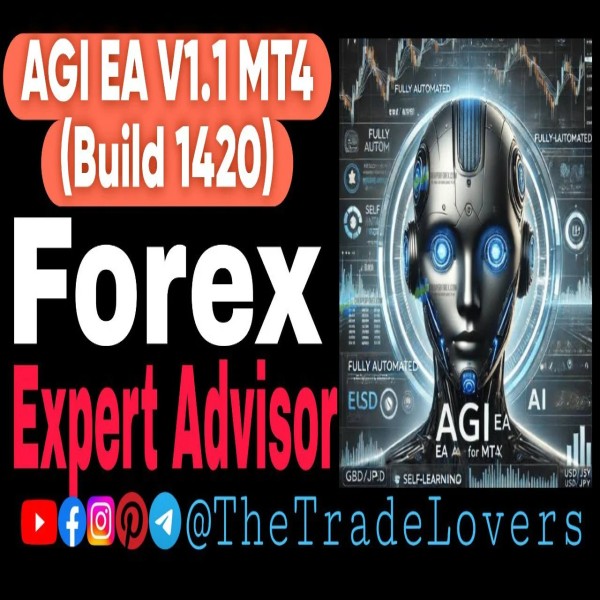 AGI EA v1.1 MT4 No DLL (Platform Build 1421+) | Forex Robot | MT4 Expert Advisor - The Trade Lovers