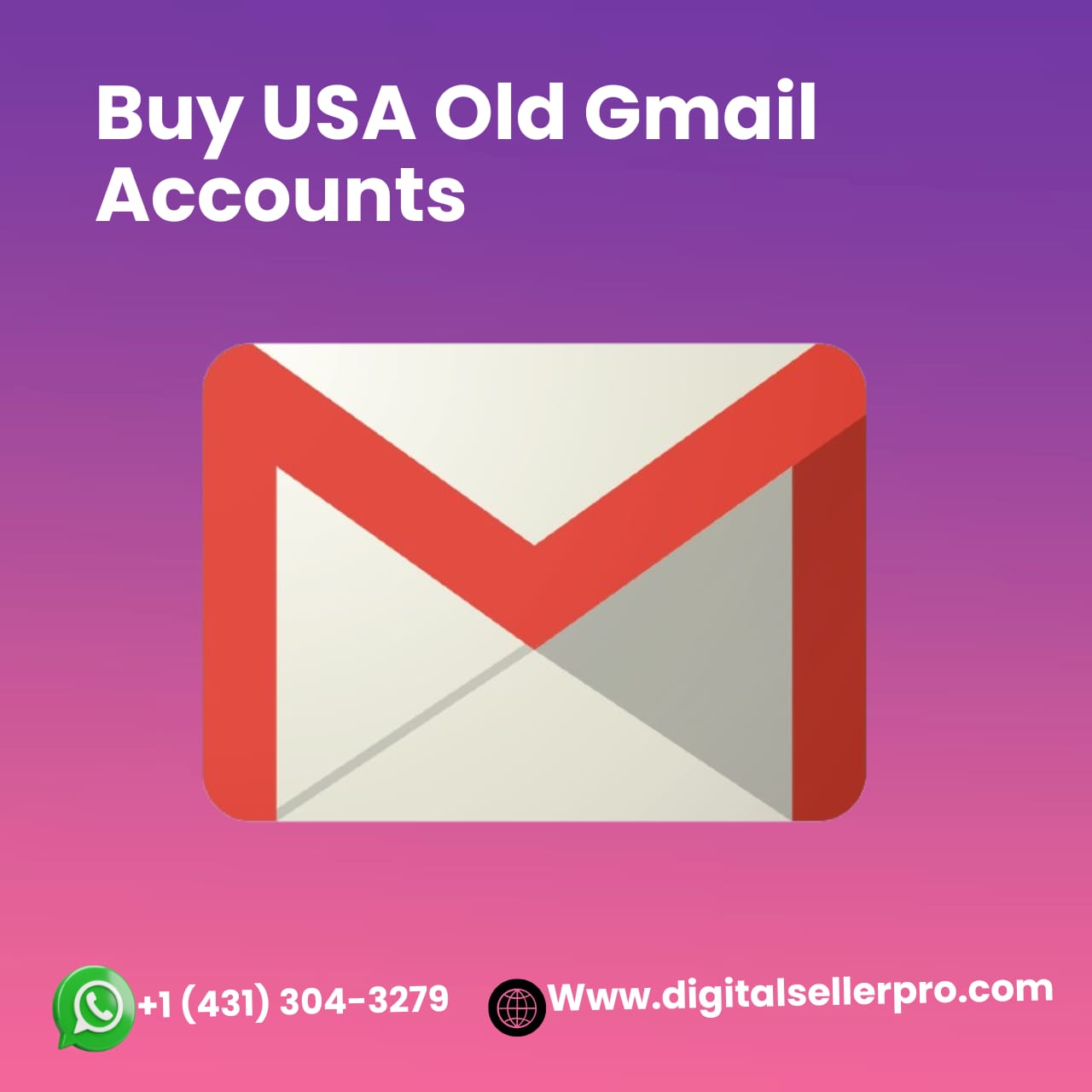 Buy USA Old Gmail Accounts - Digital Seller Pro