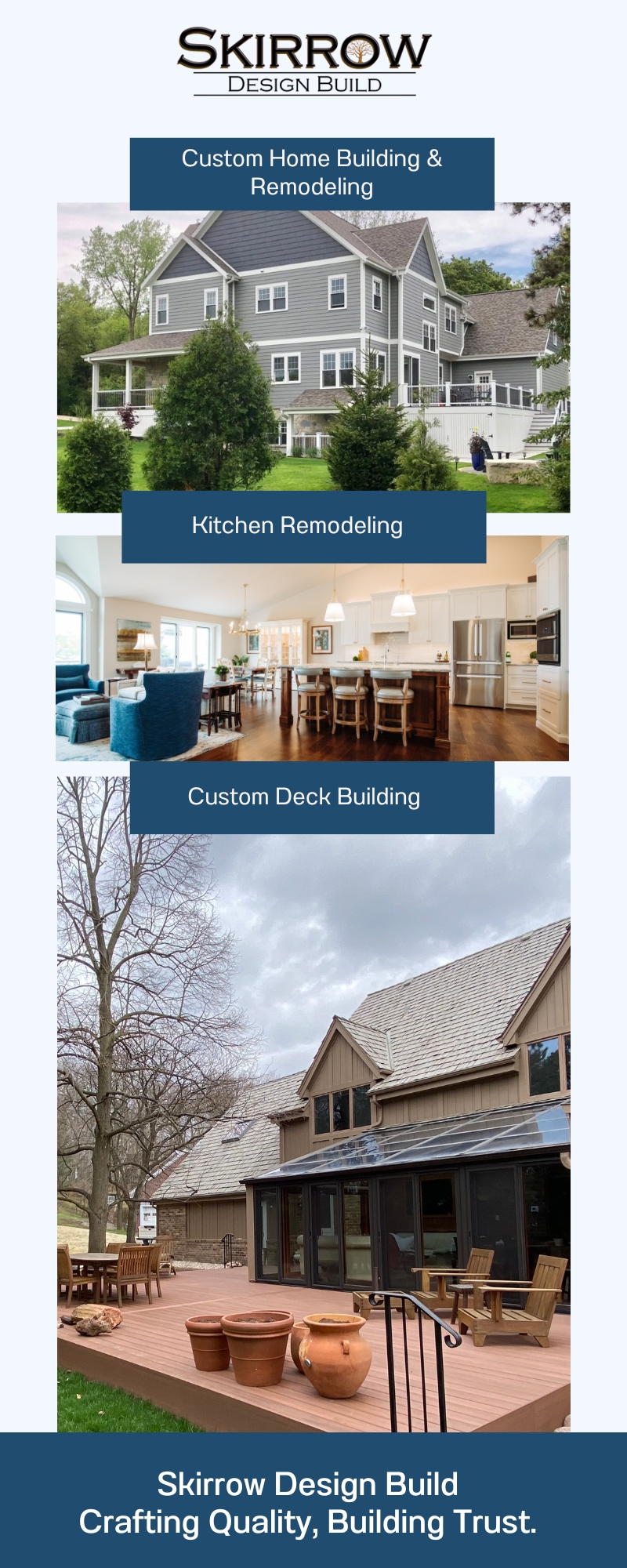 Skirrow Design Build – Milwaukee’s Trusted Name in Custom Decks & Remodeling - Social Social Social | Social Social Social