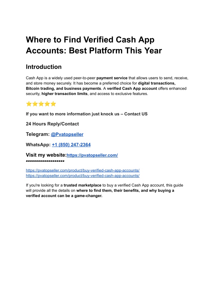 PPT - Where to Find Verified Cash App Accounts_ Best Platform This Year PowerPoint Presentation - ID:14104123