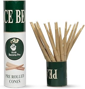 Amazon.com: KAII Pre Rolled Cones King Size Pack of 49 - High-Quality Rolling Paper pink cone searies raw french paper, Slow Burn : Health & Household