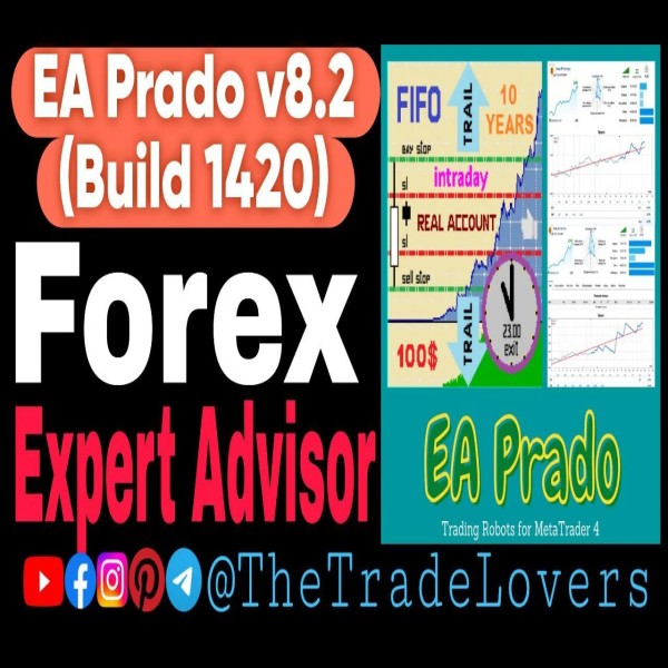 Prado EA V8.2 MT4 with SetFiles (Platform Build 1421+) | Forex Robot | MT4 Expert Advisor - The Trade Lovers