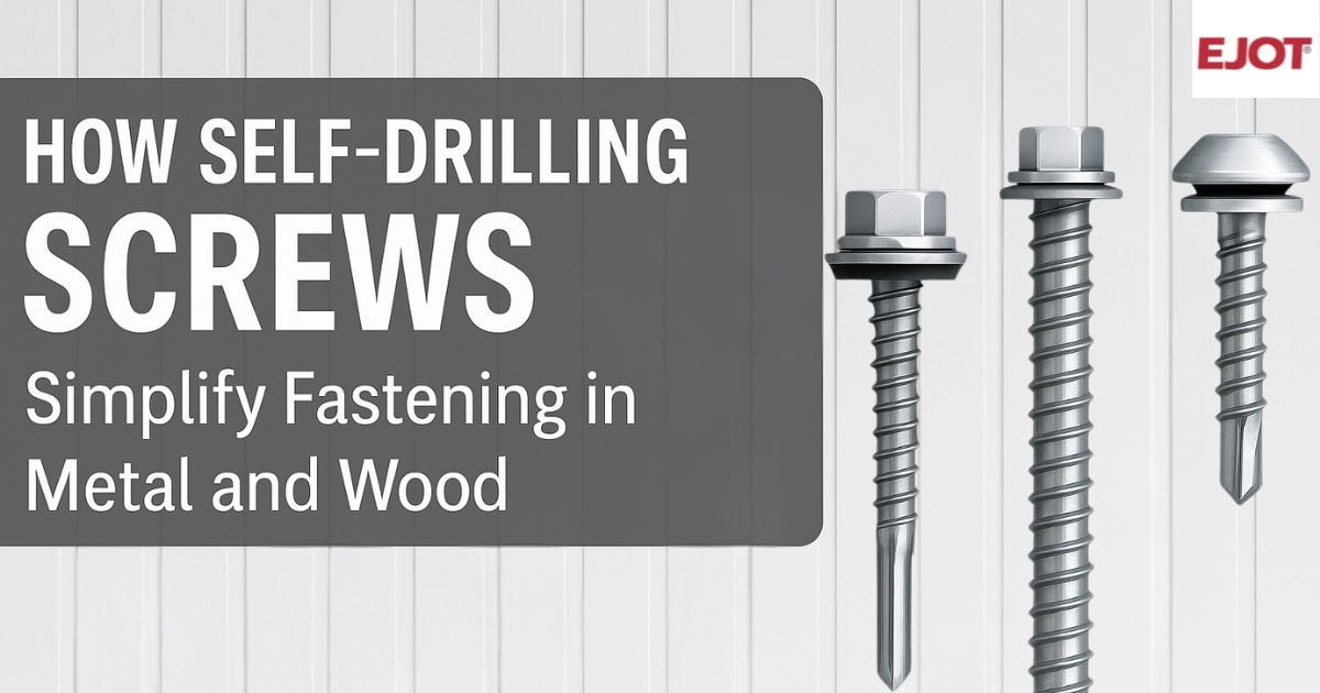 How Self-Drilling Screws Simplify Fastening in Metal and Wood