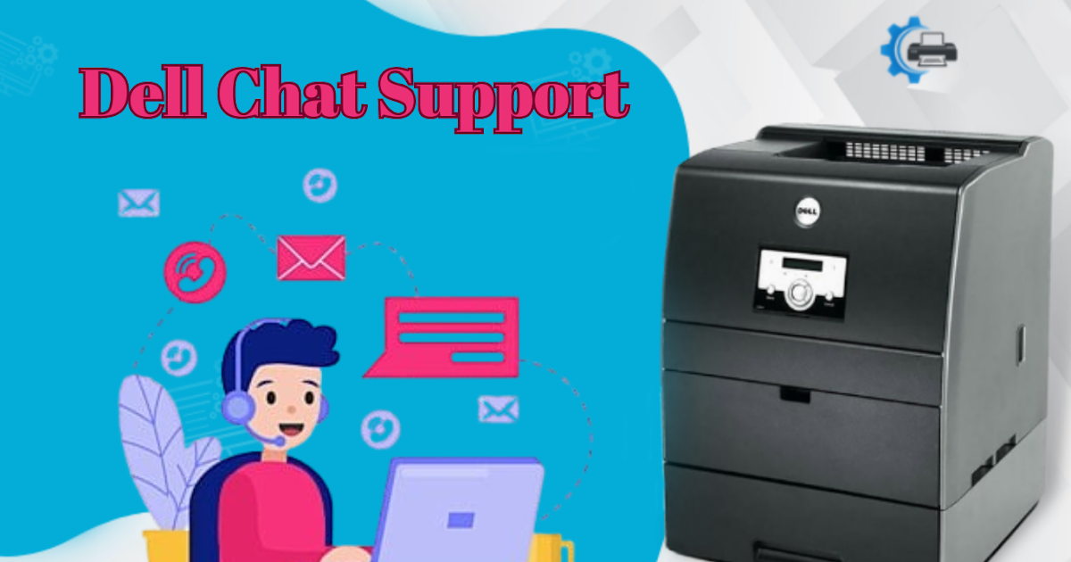 How do I talk to someone at Dell support via chat?