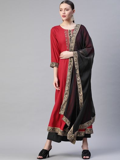 Anarkali Kurtis: Long Designer Anarkali Style Kurti Dress Online