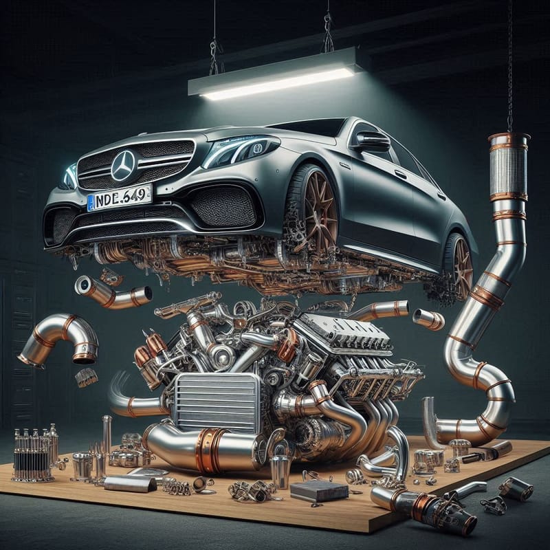 Brondexshop - Unlock True AMG Performance: Downpipe Upgrades for Mercedes E63 and AMG GLE63