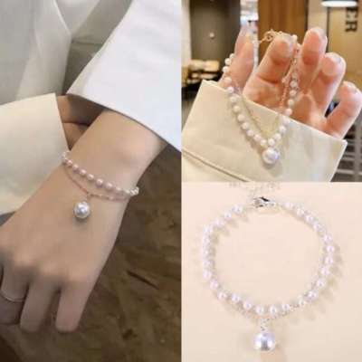 Gorgeous Pearl Plated Double Layer Bracelet Profile Picture