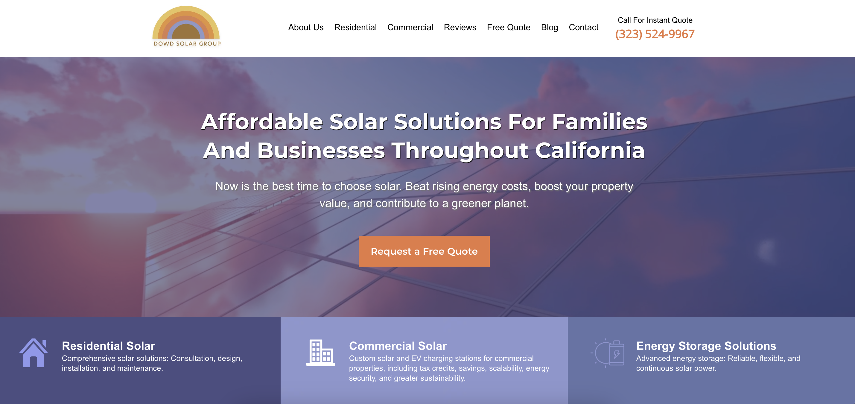 Reputable Solar Company in Compton, CA | Dowd Solar Group