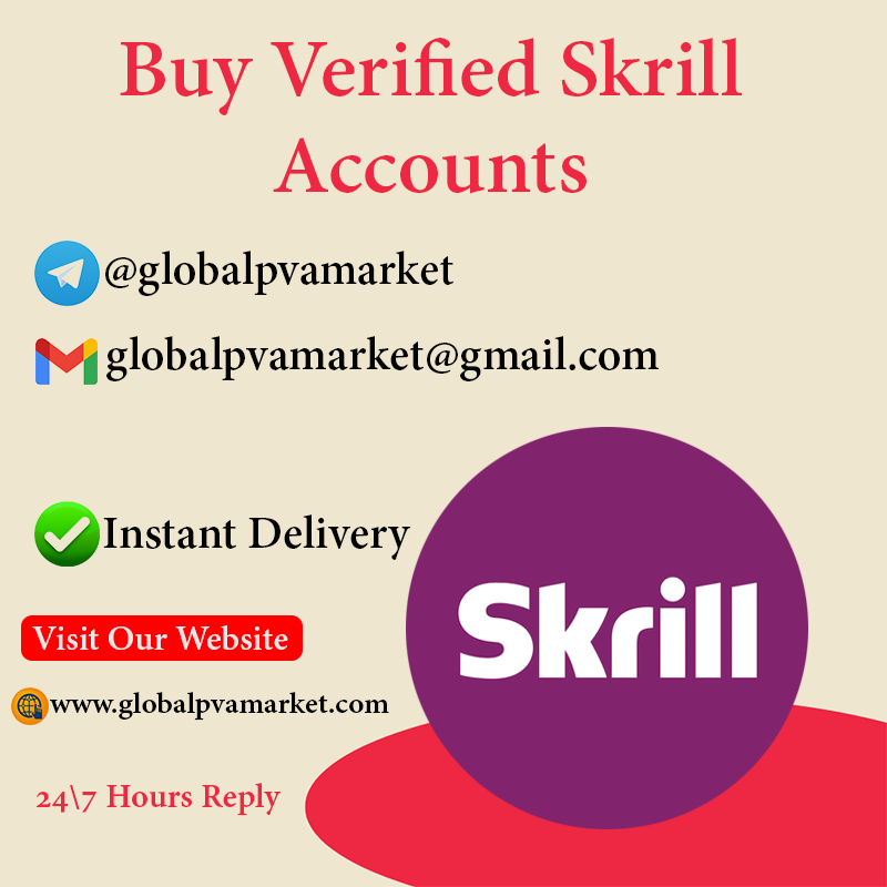 Buy Verified Skrill Accounts - 100% Used USA, Uk Docs