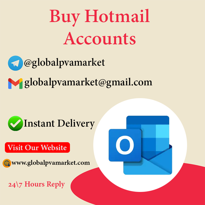 Buy Hotmail Accounts - High Quality Fresh, Old, Active & PVA