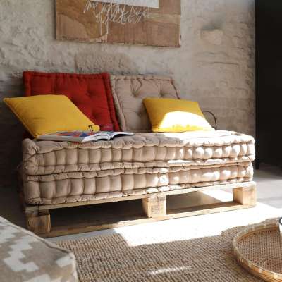Matelas de sol Coton Ethan Taupe Profile Picture