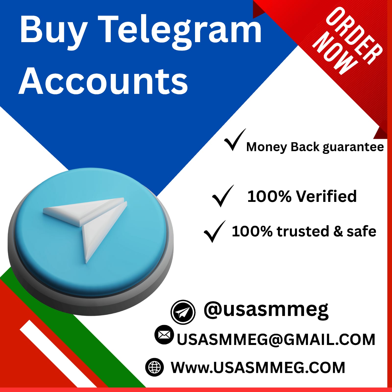 Buy Telegram Accounts - USASMMEG